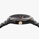 Versace Hellenyium Analog Black Dial Black Steel Strap Watch For Men - VEVK00320 Authentic Buy Shop Now