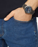 Versace Greca Sport Quartz Black Dial Black Steel Strap Watch For Men - VEZ300621 Authentic Buy Shop Now