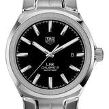 Tag Heuer Link Quartz Black Dial Silver Steel Strap Watch for Women - WBC2110.BA0603 Authentic Buy Shop Now
