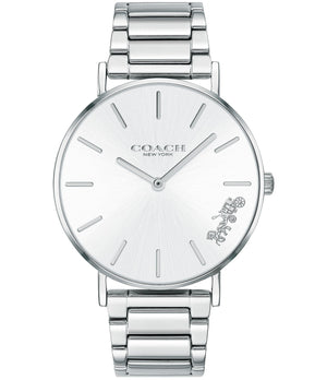 Coach Perry Silver Dial Silver Steel Strap Watch for Women - 14503344 Authentic Buy Shop Now