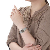 Gucci G Timeless Brown Dial Silver Steel Strap Watch For Women - YA126503 Authentic Buy Shop Now