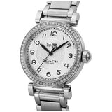 Coach Madison White Dial Silver Steel Strap Watch for Women - 14502396 Authentic Buy Shop Now