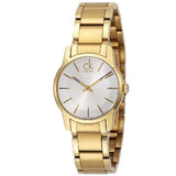 Calvin Klein City White Dial Gold Steel Strap Watch for Women - K2G23546 Authentic Buy Shop Now