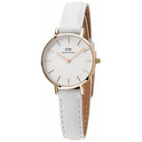 Daniel Wellington Petite Bondi White Dial White Leather Strap Watch for Women - DW00100189 Authentic Buy Shop Now