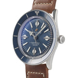 Breitling Superocean Heritage '57 Blue Dial Brown Leather Strap Watch for Men - A10370161C1X1 Authentic Buy Shop Now