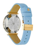 Versace V-Twist Blue Dial Blue Leather Strap Watch for Women - VELS00319 Authentic Buy Shop Now
