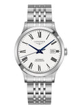Longines Record Automatic Stainless Steel 40mm Watch for Men - L2.821.4.11.6 Authentic Buy Shop Now