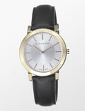 Burberry The City Gold Dial Black Leather Strap Watch for Men - BU2353 Authentic Buy Shop Now