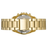 Michael Kors Runway Chronograph Orange Dial Gold Steep Strap Watch For Women - MK6162 Authentic Buy Shop Now