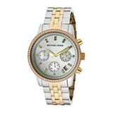 Michael Kors Ritz White Dial Two Tone Steel Strap Watch for Women - MK5650 Authentic Buy Shop Now