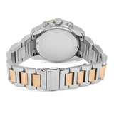 Michael Kors Brecken Chronograph White Dial Two Tone Steel Strap Watch For Women - MK6368 Authentic Buy Shop Now