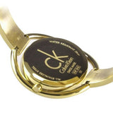 Calvin Klein Impetuous White Dial Gold Steel Strap Watch for Women - K4F2N516 Authentic Buy Shop Now