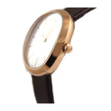 Calvin Klein Incentive White Dial Brown Leather Strap Watch for Women - K3P236G6 Authentic Buy Shop Now