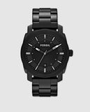 Fossil Machine Black Dial Black Steel Strap Watch for Men - FS4775 Authentic Buy Shop Now