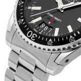 Gucci Dive Quartz Black Dial Silver Steel Strap Watch For Men - YA136301 Authentic Buy Shop Now