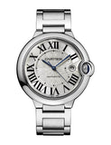 Cartier Ballon Bleu De Cartier Silver Dial Silver Steel Strap Watch for Men - WSBB0049 Authentic Buy Shop Now