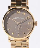 Marc Jacobs Baker Grey Dial Gold Steel Strap Watch for Women - MBM3281 Authentic Buy Shop Now