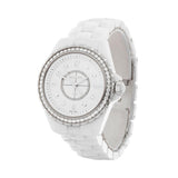 Chanel J12 Quartz Diamonds White Dial White Steel Strap Watch for Women - J12 H3110 Authentic Buy Shop Now