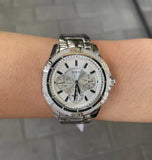 Guess Mini Phantom Silver Dial Silver Steel Strap Watch for Women - W0235L1 Authentic Buy Shop Now