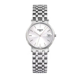 Tissot T Classic Desire White Dial Silver Steel Strap Watch for Women - T52.1.281.31 Authentic Buy Shop Now