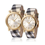 Burberry Heritage Silver Dial Leather Strap Watch for Women - BU1398 Authentic Buy Shop Now