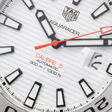 Tag Heuer Aquaracer Calibre 5 Automatic White Dial Silver Steel Strap Watch for Men - WAY2013.BA0927 Authentic Buy Shop Now