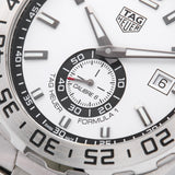 Tag Heuer Formula 1 Calibre 6 Automatic White Dial Silver Steel Strap Watch for Men - WAZ2013.BA0842 Authentic Buy Shop Now