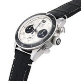 Tag Heuer Autavia Chronometer Flyback Chronograph Silver Dial Black Leather Strap Watch for Men - CBE511B.FC8279 Authentic Buy Shop Now