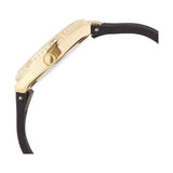 Guess Cosmo Diamonds Gold Dial Black Rubber Strap Watch for Women - GW0034L1 Authentic Buy Shop Now