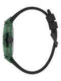 Guess Phoenix Analog Black Dial Black Silicone Strap Watch For Men- GW0499G7 Authentic Buy Shop Now