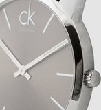 Calvin Klein City Grey Dial Black Leather Strap Watch For Men - K2G21107 Authentic Buy Shop Now