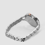 Calvin Klein Graphic Silver Dial Silver Steel Strap Watch for Women - K7E23B46 Authentic Buy Shop Now