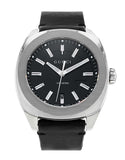 Gucci GG2570 Black Dial Black Leather 44mm Watch For Men - YA142208 Authentic Buy Shop Now
