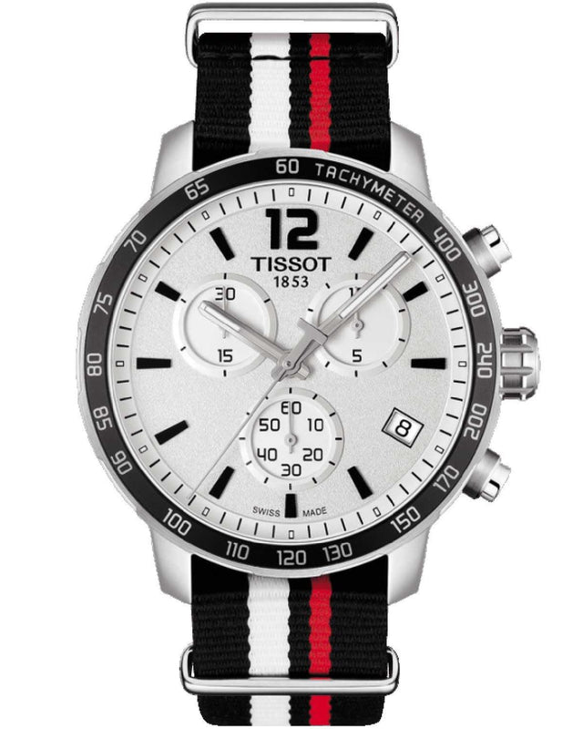 Tissot T Sport Quickster Chronograph NATO Watch For Men - T095.417.17.037.01 Authentic Buy Shop Now