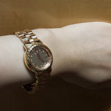 Marc Jacobs Marci Rose Gold Dial Rose Gold Steel Strap Watch for Women - MBM3175 Authentic Buy Shop Now
