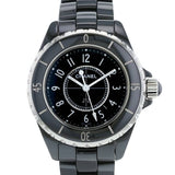 Chanel J12 Quartz Ceramic Black Dial Black Steel Strap Watch for Women - J12 H0682 Authentic Buy Shop Now