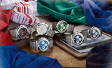 Breitling Chronomat B01 42 Six Nations England White Dial Silver Steel Strap Watch for Men - AB0134A71A1A1 Authentic Buy Shop Now