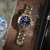 Tag Heuer Aquaracer Blue Dial Two Tone Steel Strap Watch for Women - WBD1325.BB0320 Authentic Buy Shop Now