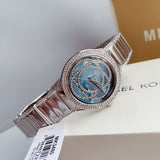 Michael Kors Kerry Mother of Pearl Dial Silver Strap Watch for Women - MK3480 Authentic Buy Shop Now