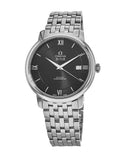 Omega De Ville Prestige Co-Axial Black Dial Silver Steel Strap Watch for Men - 424.10.40.20.01.001 Authentic Buy Shop Now