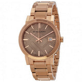 Burberry The City Rose Gold Dial Rose Gold Steel Strap Watch for Women - BU9034 Authentic Buy Shop Now
