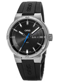 Oris TT1 Day Date Black Dial Black Rubber Strap Watch for Men - 0173577524154-0742406FC Authentic Buy Shop Now