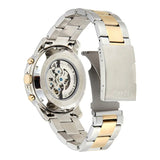 Fossil Grant Sport Automatic Skeleton Blue Dial Two Tone Steel Strap Watch for Men - ME3141 Authentic Buy Shop Now