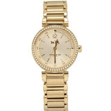Coach Sport Diamonds Gold Dial Gold Steel Strap Watch for Women - 14502195 Authentic Buy Shop Now