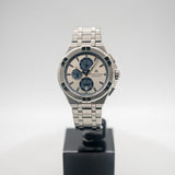 Maurice Lacroix Aikon Chronograph Silver Dial Silver Steel Strap Watch for Men - AI1018-SS002-131-1 Authentic Buy Shop Now