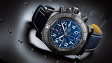 Breitling Avenger Chronograph 45mm Blue Dial Blue Calfskin Strap Watch for Men - A13317101C1X2 Authentic Buy Shop Now