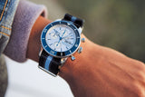 Breitling Superocean Heritage Chronograph 44 Ocean Conservancy Silver Dial Two Tone NATO Strap Watch for Men - A133131A1G1W1 Authentic Buy Shop Now