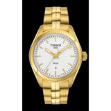 Tissot T Classic PR 100 Lady White Dial Gold Steel Strap Watch for Women - T101.210.33.031.00 Authentic Buy Shop Now