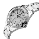 Tag Heuer Aquaracer Diamonds White Dial Two Tone Steel Strap Watch for Women - WAY131H.BA0914 Authentic Buy Shop Now