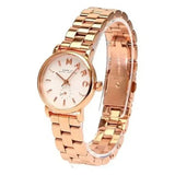 Marc Jacobs Baker White Dial Rose Gold Steel Strap Watch for Women - MBM3248 Authentic Buy Shop Now